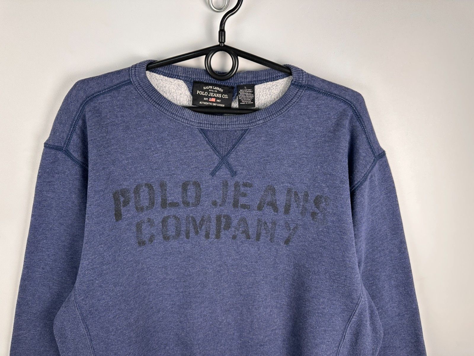Ralph Lauren Vintage Ralph Lauren Polo Jeans Company Sweatshirt Mens L Size US L / EU 52-54 / 3 - 2 Thumbnail
