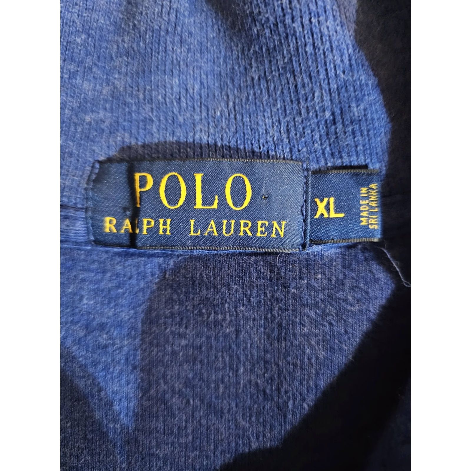 Polo Ralph Lauren Polo Ralph Lauren Classic Jersey 1/4 Zip Pullover Jumper Mens XL Blue Jersey Sweatshirt Size US XL / EU 56 / 4 - 4 Thumbnail