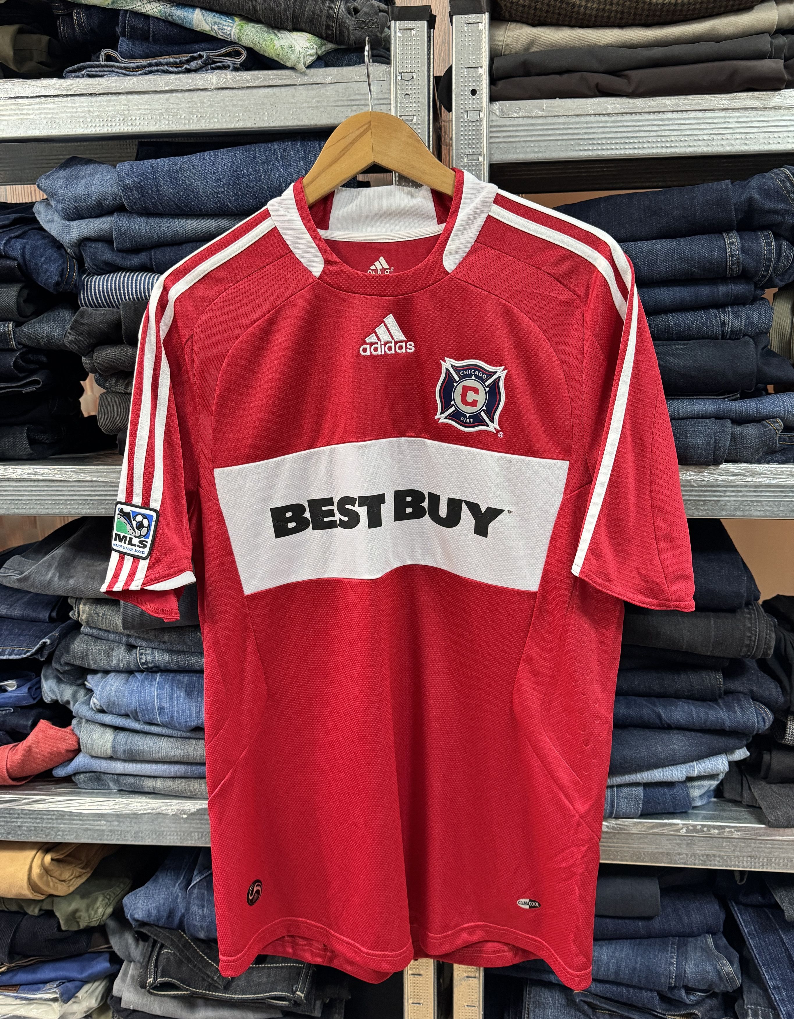 2008 2009 CHICAGO Fire MLS Adidas Home Football Soccer Kit