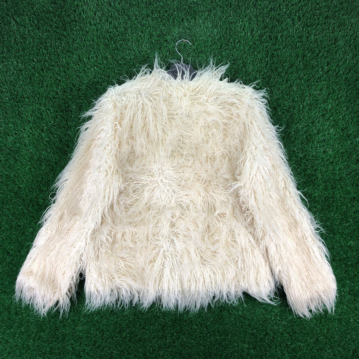 Japanese Brand Vintage Cardigan Hairy Sherpa Faux Fur by Natural Couture Size US M / EU 48-50 / 2 - 4 Thumbnail