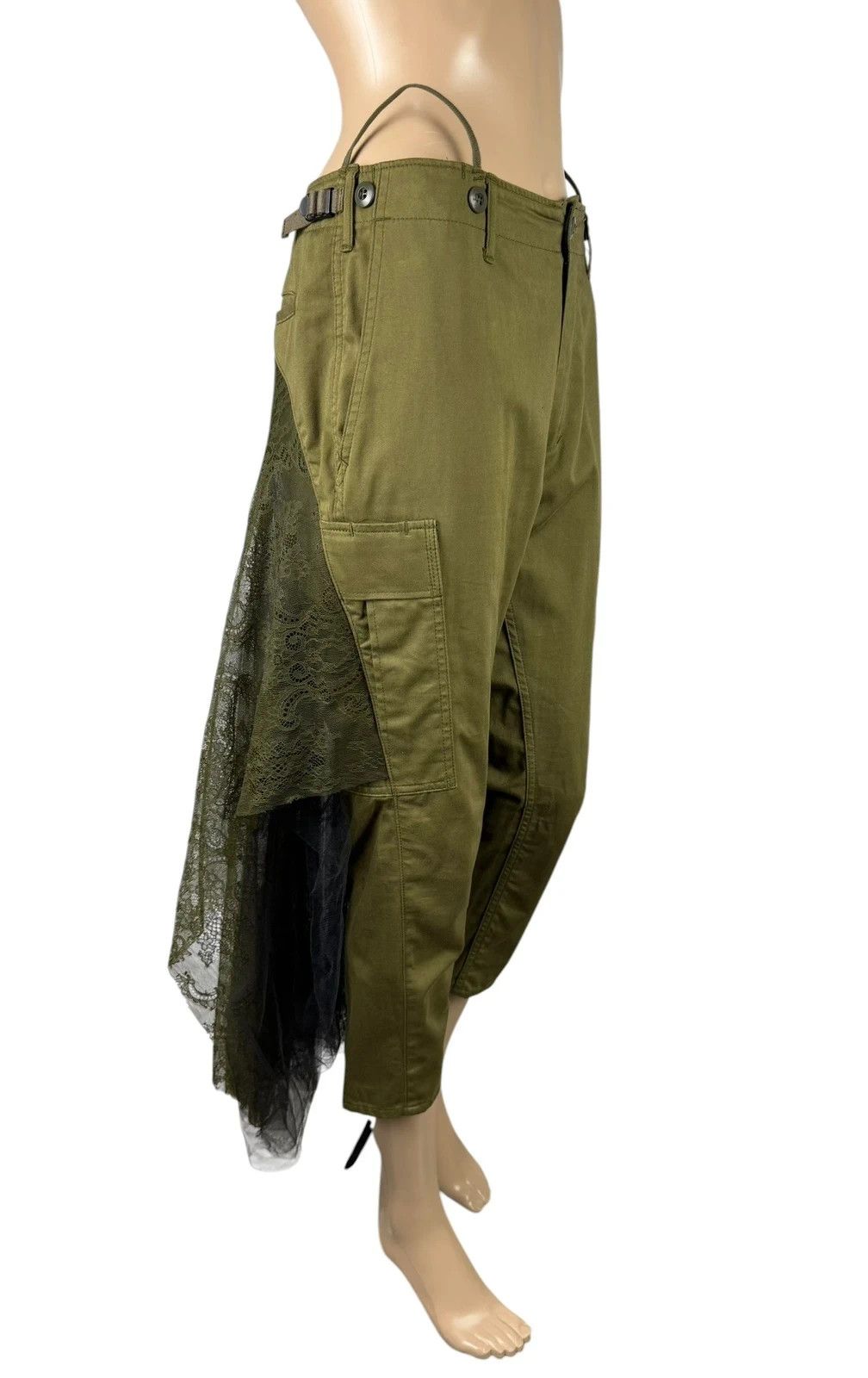 Maison MIHARA YASUHIRO Mihara Yasuhiro Pants Army Lace size 40 Size 27" / US 4 / IT 40 - 3 Thumbnail