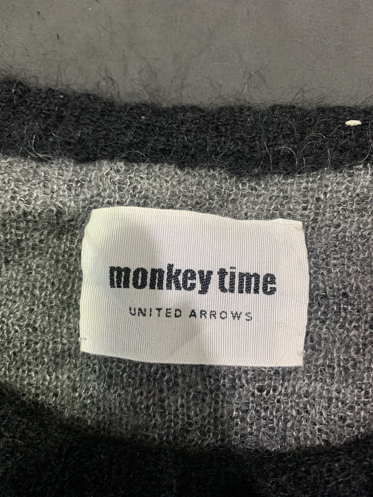 monkey time 💸BINDINGOFFER💸Monkey Time knitted stripe mohair style Size US L / EU 52-54 / 3 - 6 Thumbnail