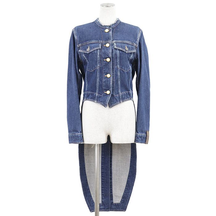 Louis Vuitton Louis Vuitton Louis Vuitton Denim Jacket Textile Outerwear DUTY FREE for USA Size ONE SIZE - 1 Thumbnail