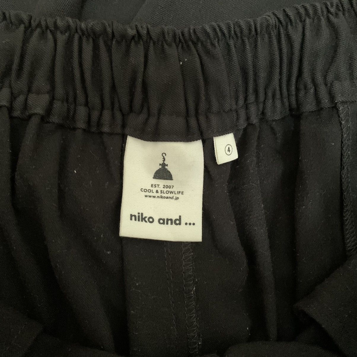 Japanese Brand × Vintage × Yohji Yamamoto Rare Japanese Brand Niko and Ultra Wide Leg Pleated Pants Size US 34 / EU 50 - 4 Thumbnail