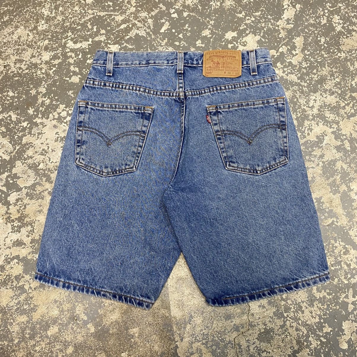 Vintage Levi’s 505 Blue Denim Jean Shorts Jorts 90s