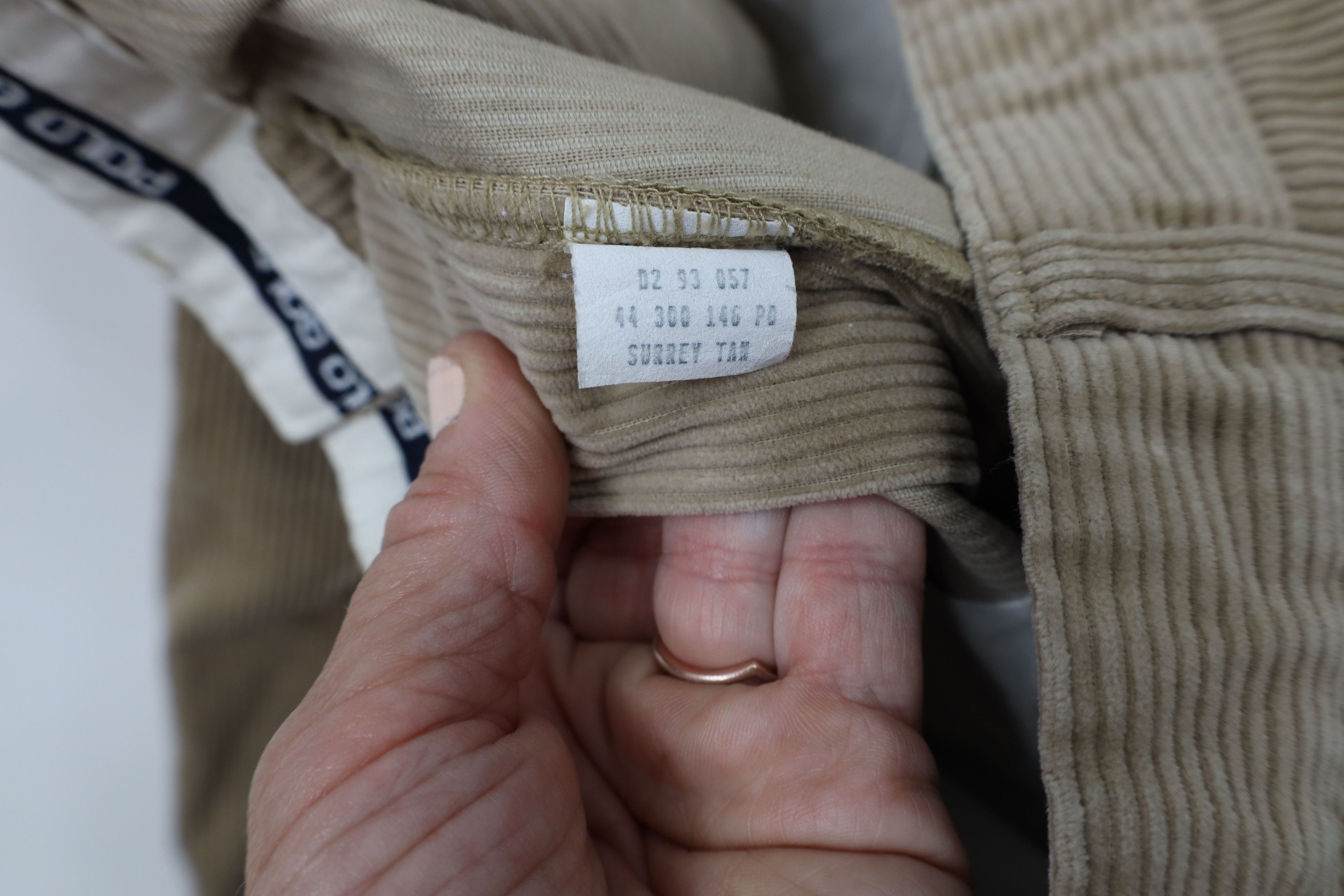 Ralph Lauren Vintage 90s Polo Golf Ralph Lauren Wide Leg Corduroy Pants Size US 32 / EU 48 - 7 Thumbnail