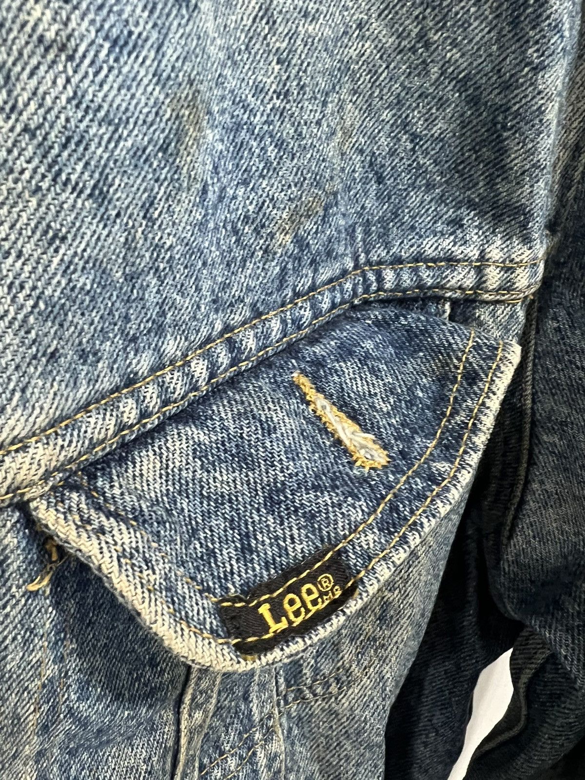 Lee Vintage 70s 80s Lee Denim Jacket Graphic Chevrolet racing Size US L / EU 52-54 / 3 - 5 Thumbnail
