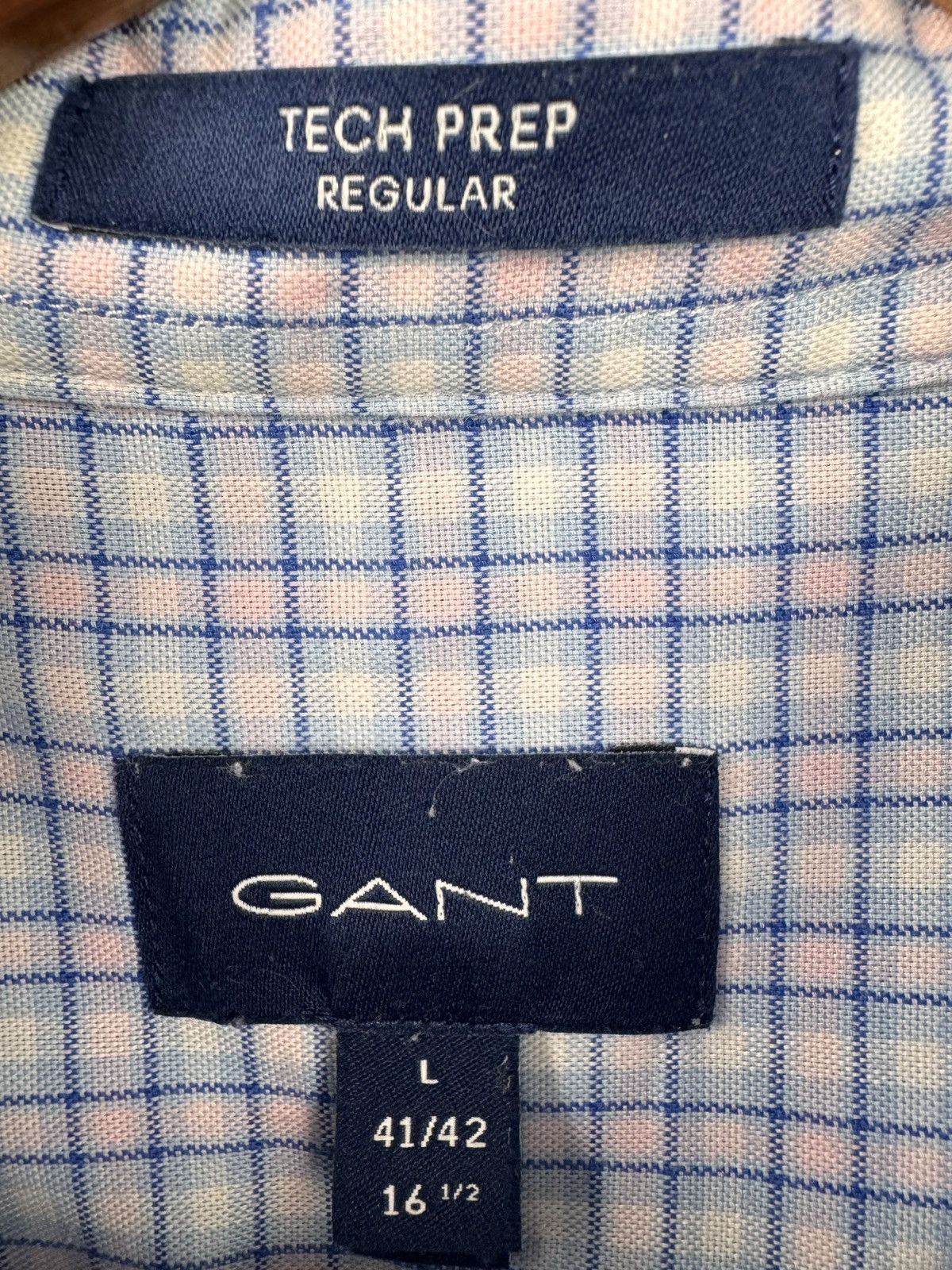 Gant Gant Men Button Up Shirt Blue Pink Check Size L Size US L / EU 52-54 / 3 - 4 Thumbnail