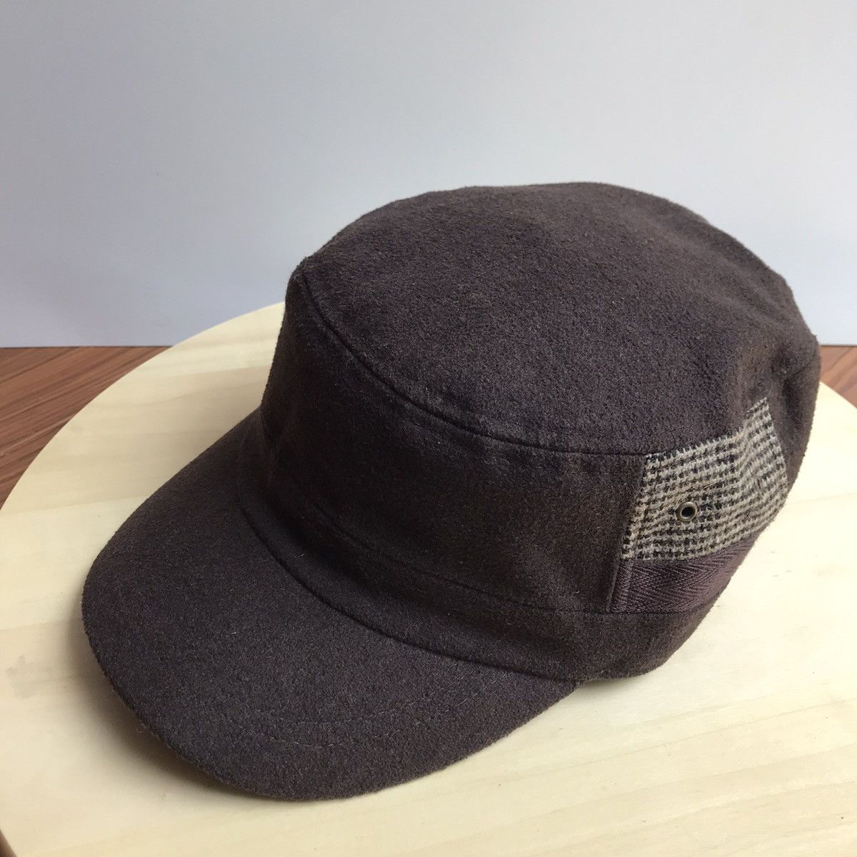 Japanese Brand × Vintage cap & tomato Suede moleskin Petrol Cap by Cap and tomato wol Size ONE SIZE - 8 Thumbnail