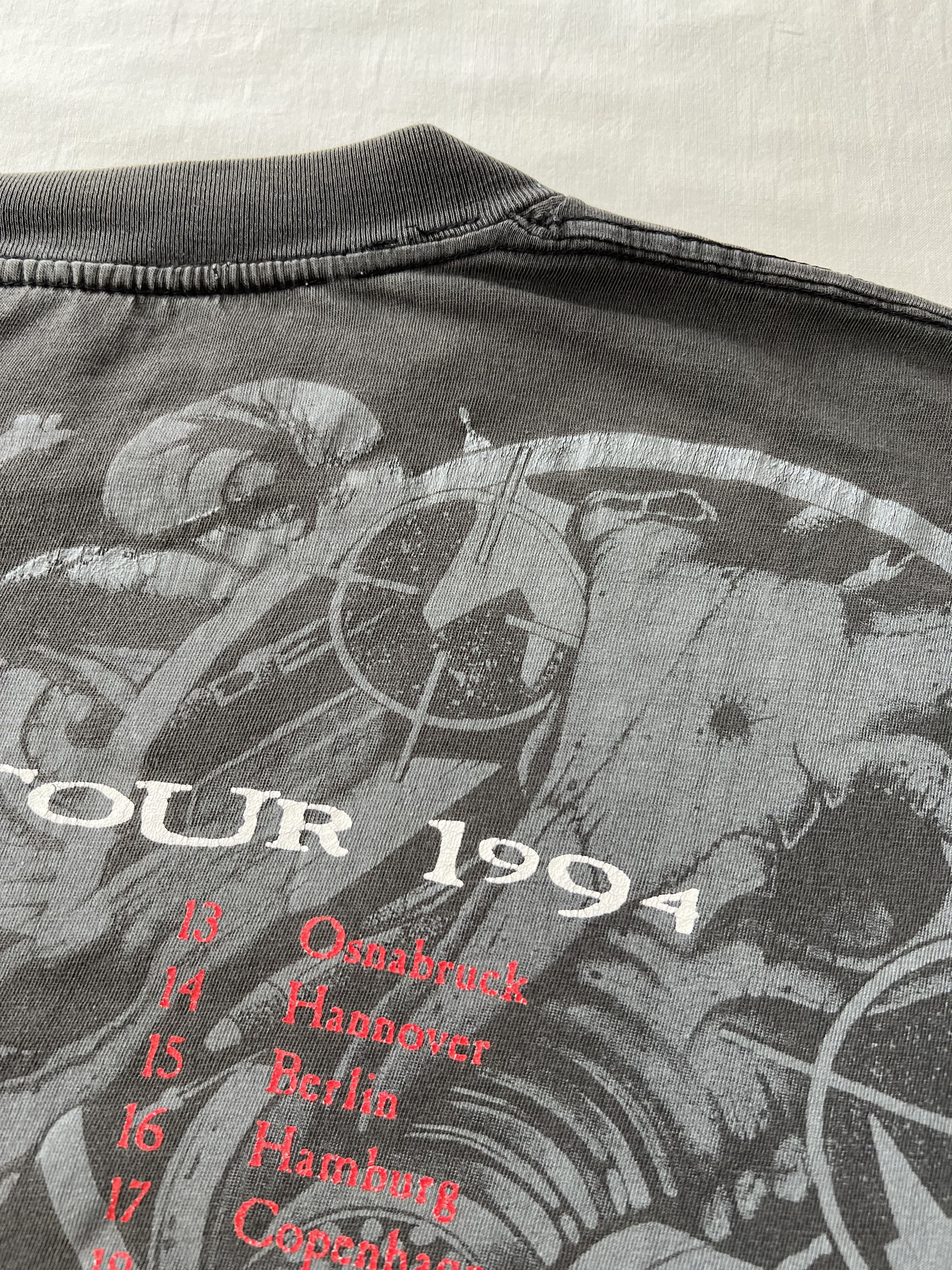 Band Tees Vintage 1994 Napalm Death European Tour AOP T-shirt Size US XL / EU 56 / 4 - 19 Thumbnail