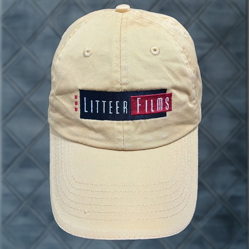 OAMC Litteer Films Hat Cap Yellow Mens Dad Baseball Cap Knit Cotton Adjustable One Size Size ONE SIZE - 1 Thumbnail