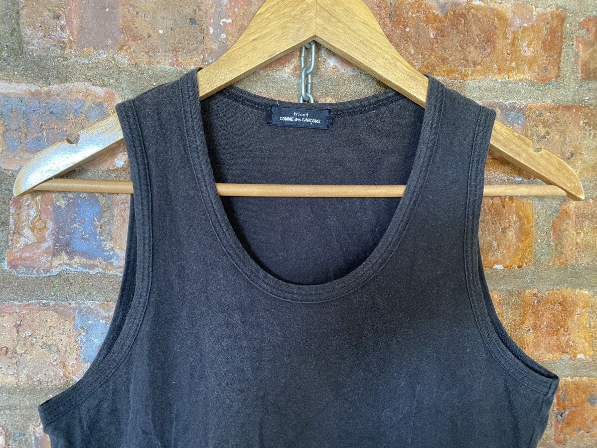 Comme des Garcons × Rei Kawakubo × Tricot Comme des Garcons 1990s CDG tank paneled Size S / US 4 / IT 40 - 3 Thumbnail
