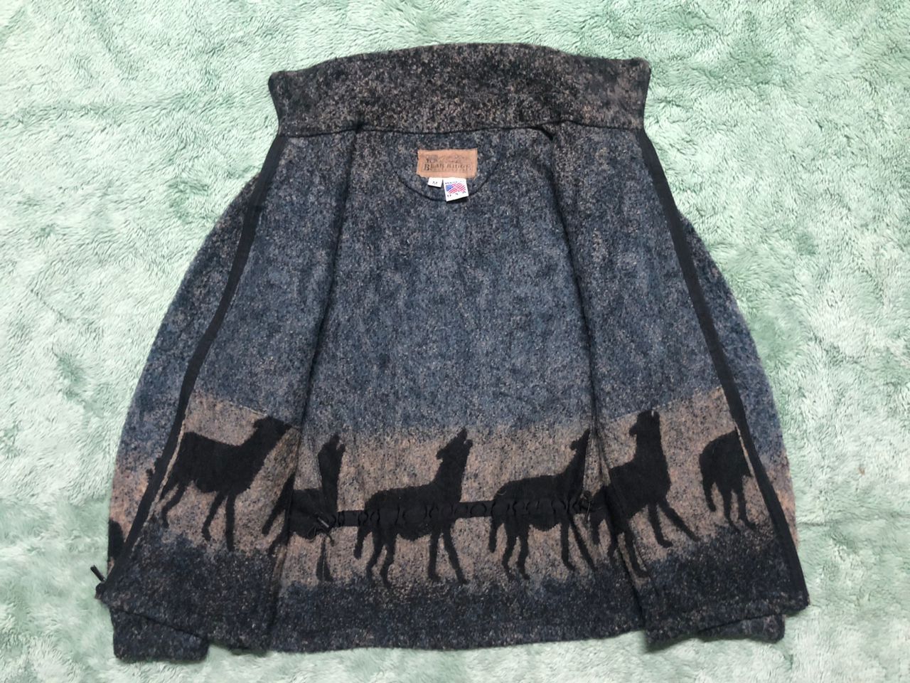 Vintage VINTAGE BEAR RIDGE OUTFITTERS ZIPPER JACKET WOLF DESIGN Size M / US 6-8 / IT 42-44 - 3 Thumbnail