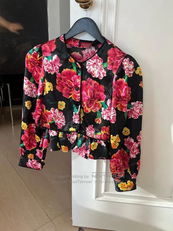 Kenzo Kenzo Floral Print Black Shirt . Size XS / US 0-2 / IT 36-38 - 3 Thumbnail