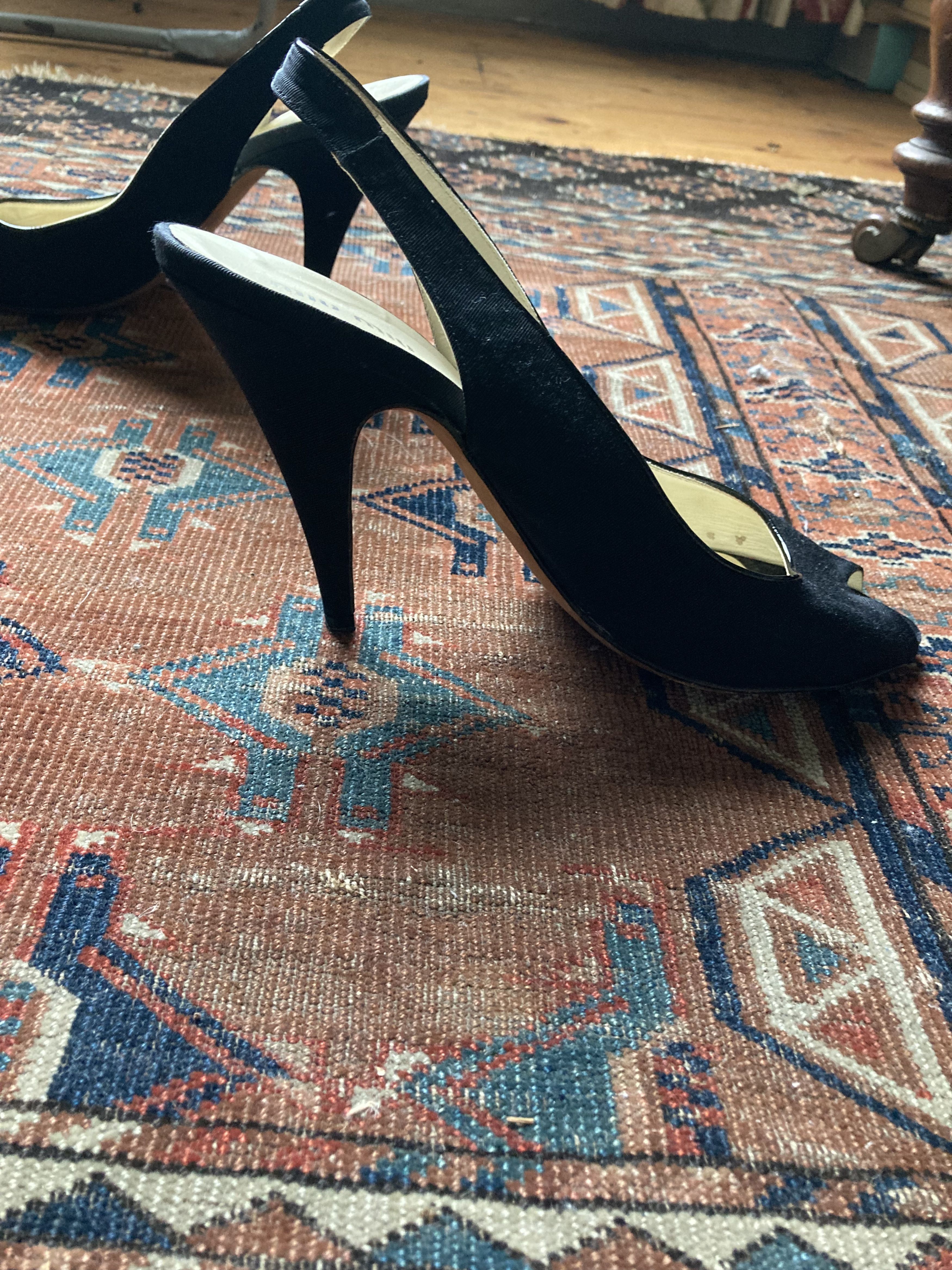 Miu Miu Miu Miu black sling back heels Size US 8 / IT 38 - 6 Thumbnail