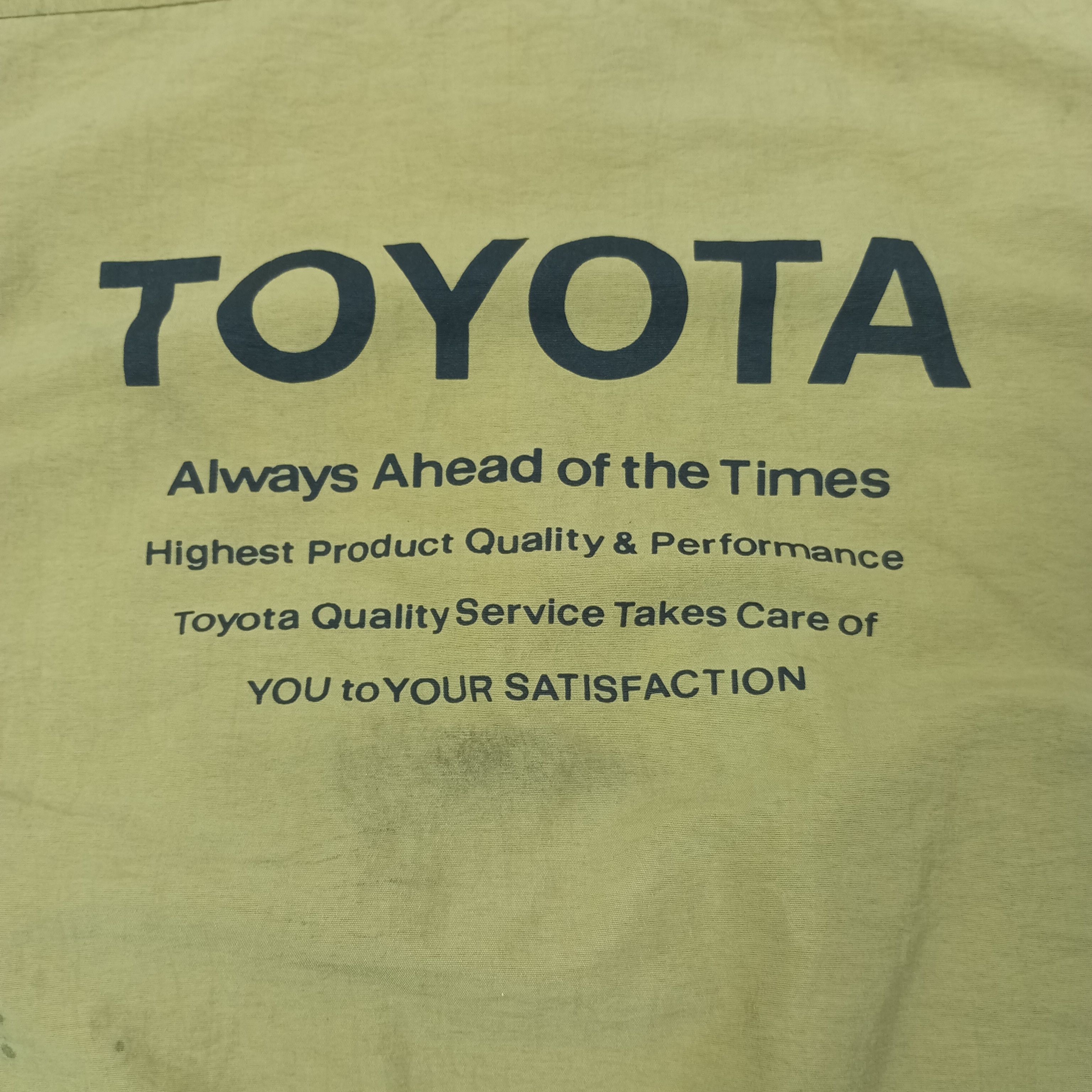 Vintage Toyota Japanese Motorsports Racing Workwear Jacket c241n16 Size US L / EU 52-54 / 3 - 2 Thumbnail