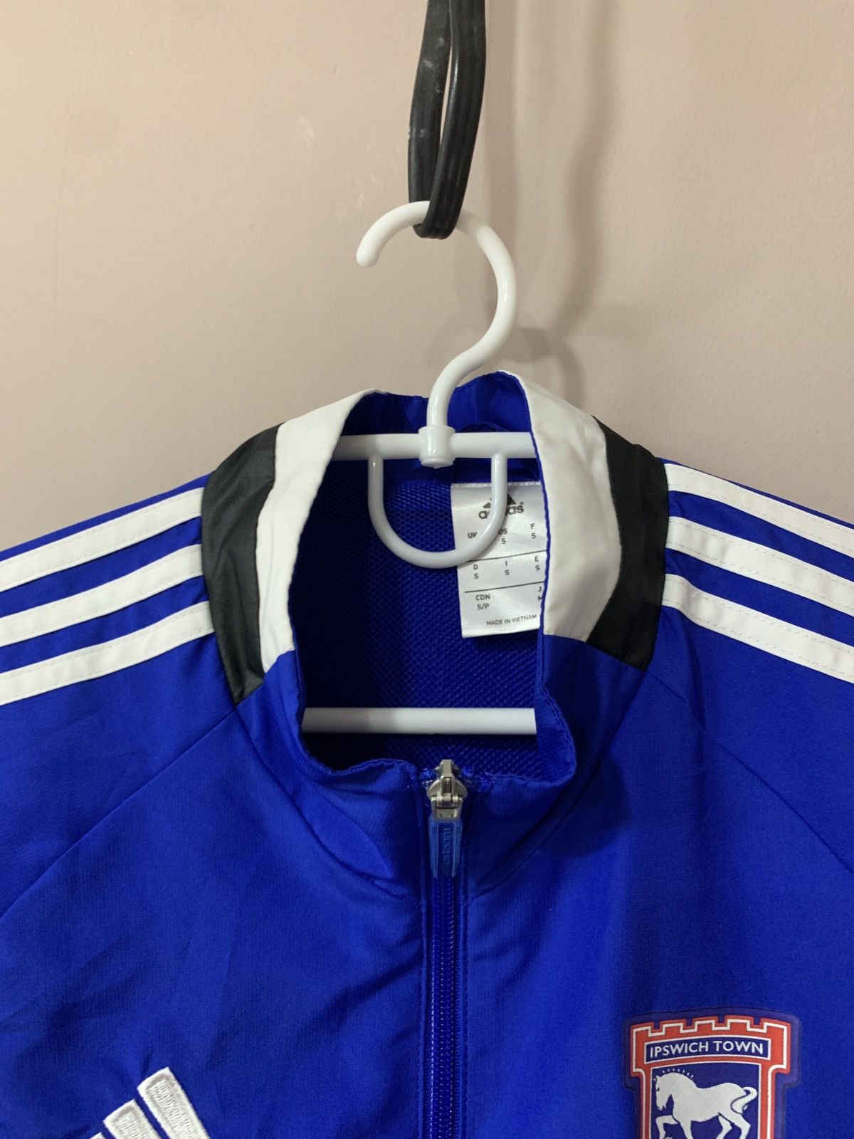 Adidas Ipswich Town Zip Training Football Jacket Adidas Soccer Size US M / EU 48-50 / 2 - 6 Thumbnail