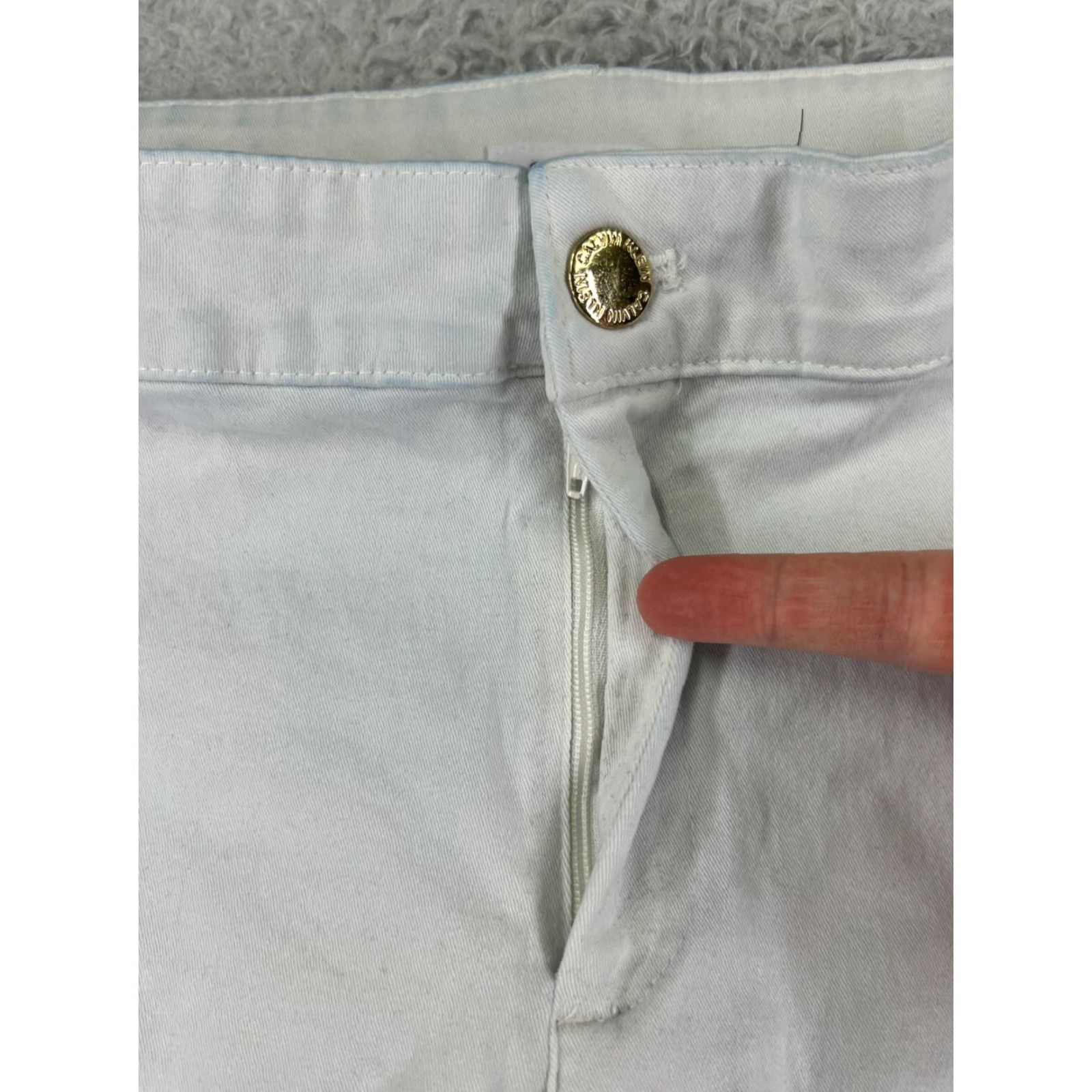 Calvin Klein Calvin Klein Jeans Women 14 Blue Denim Light Wash Tapered Cotton 33x26 Size 36" / US 14 / IT 50 - 5 Thumbnail