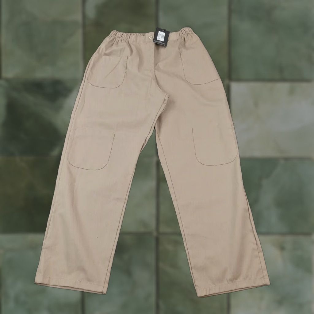 PrettyLittleThing Pretty Little Thing Brown Cargo Pants Womens 12 Ankle Wide Leg Stretch Cotton Size 34" / US 12 / IT 48 - 1 Thumbnail