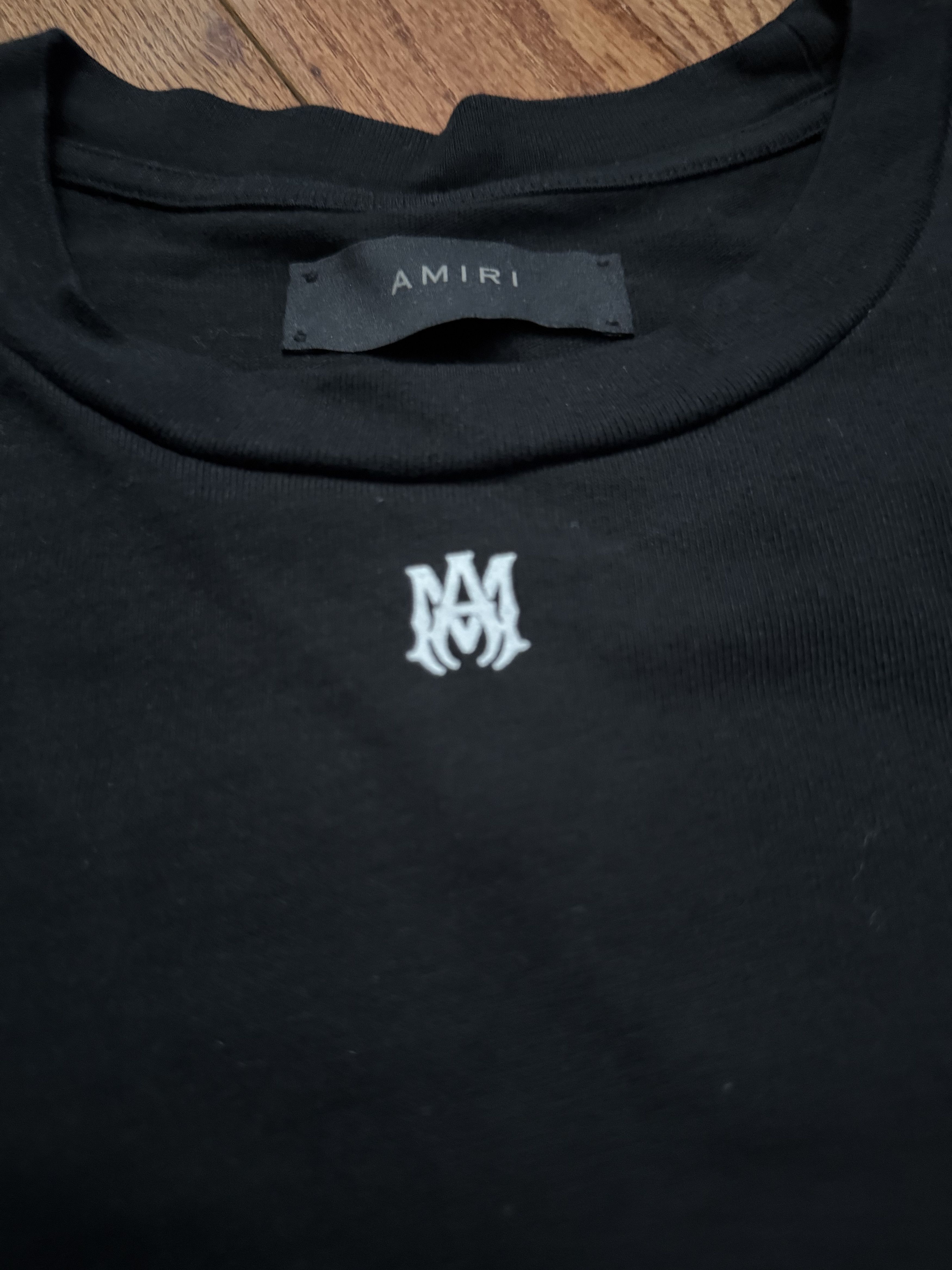 Amiri 22 Football Tee Black AMIRI Size US XL / EU 56 / 4 - 5 Thumbnail