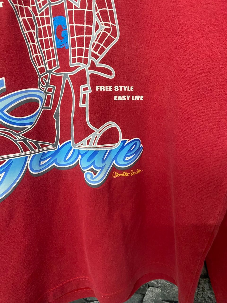 George Vintage Y2k George Grafic Character Long Sleeve Shirt Size US M / EU 48-50 / 2 - 6 Thumbnail