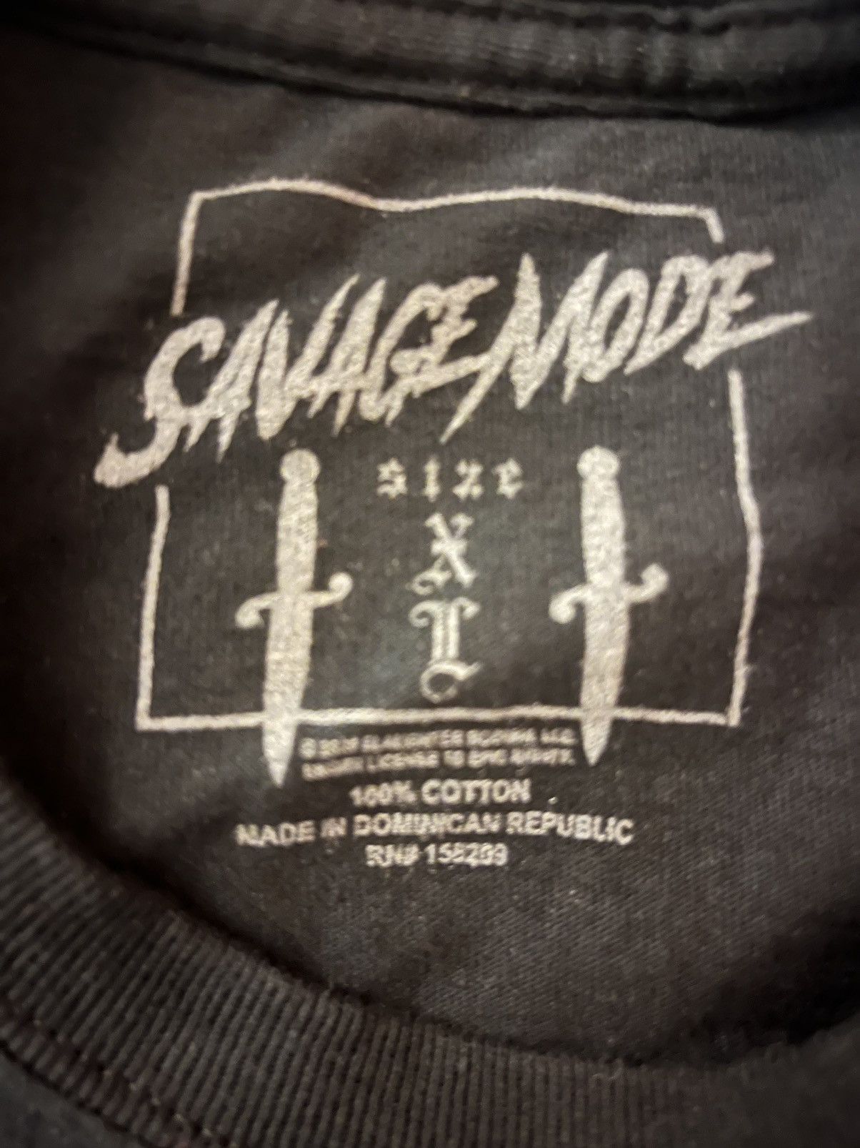 21 Savage × Vintage 21 Savage X Metro Boomin SAVAGE MODE II vintage tee Size US XL / EU 56 / 4 - 3 Thumbnail