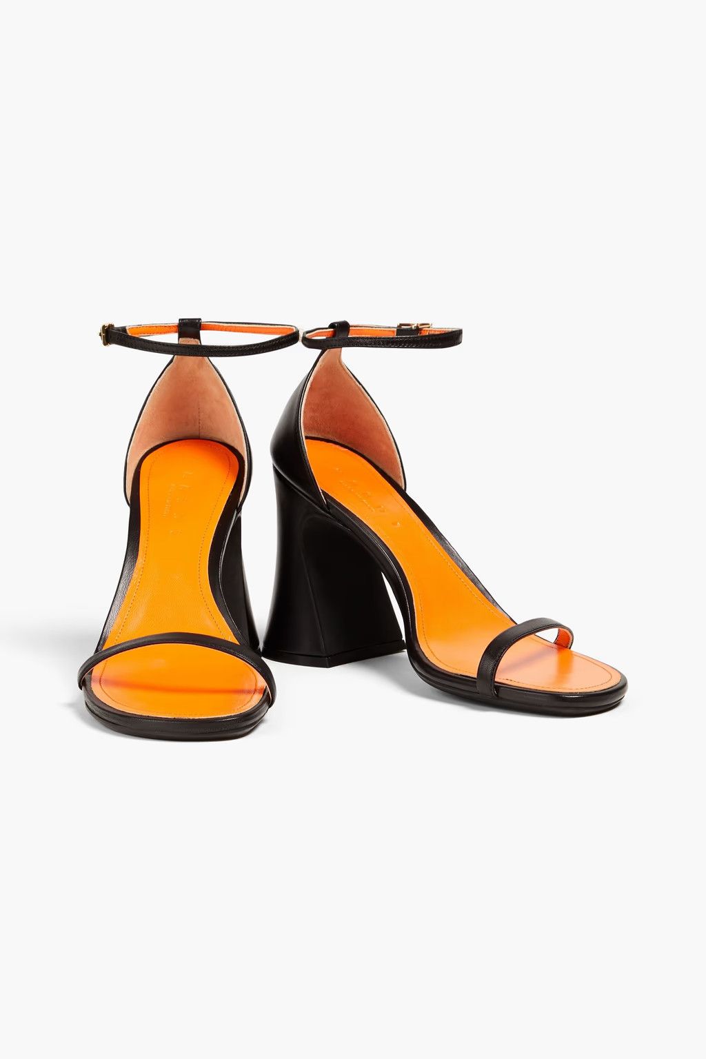 Marni o1y1025 Leather Sandals in Black Size US 8 / IT 38 - 4 Thumbnail