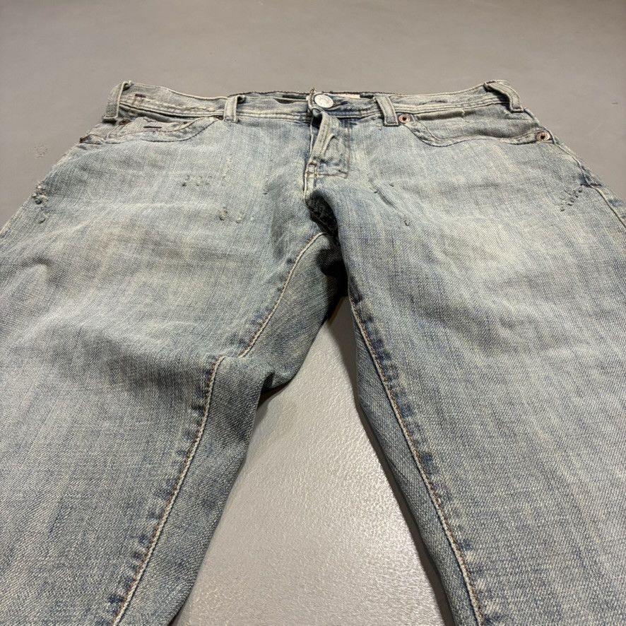 Energie Y2K Energie Distressed Slim Button-Fly Justin Jeans Italy Size US 33 - 7 Thumbnail