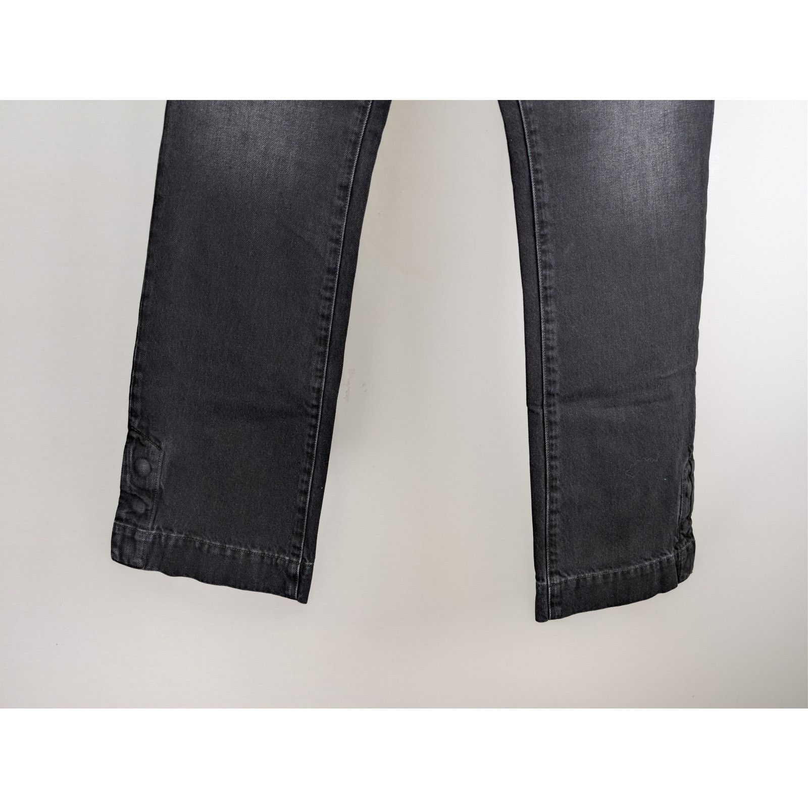 Amiri o1rshd1 Straight Leg Flare Jean Denim in Vintage Black Size US 33 - 4 Thumbnail