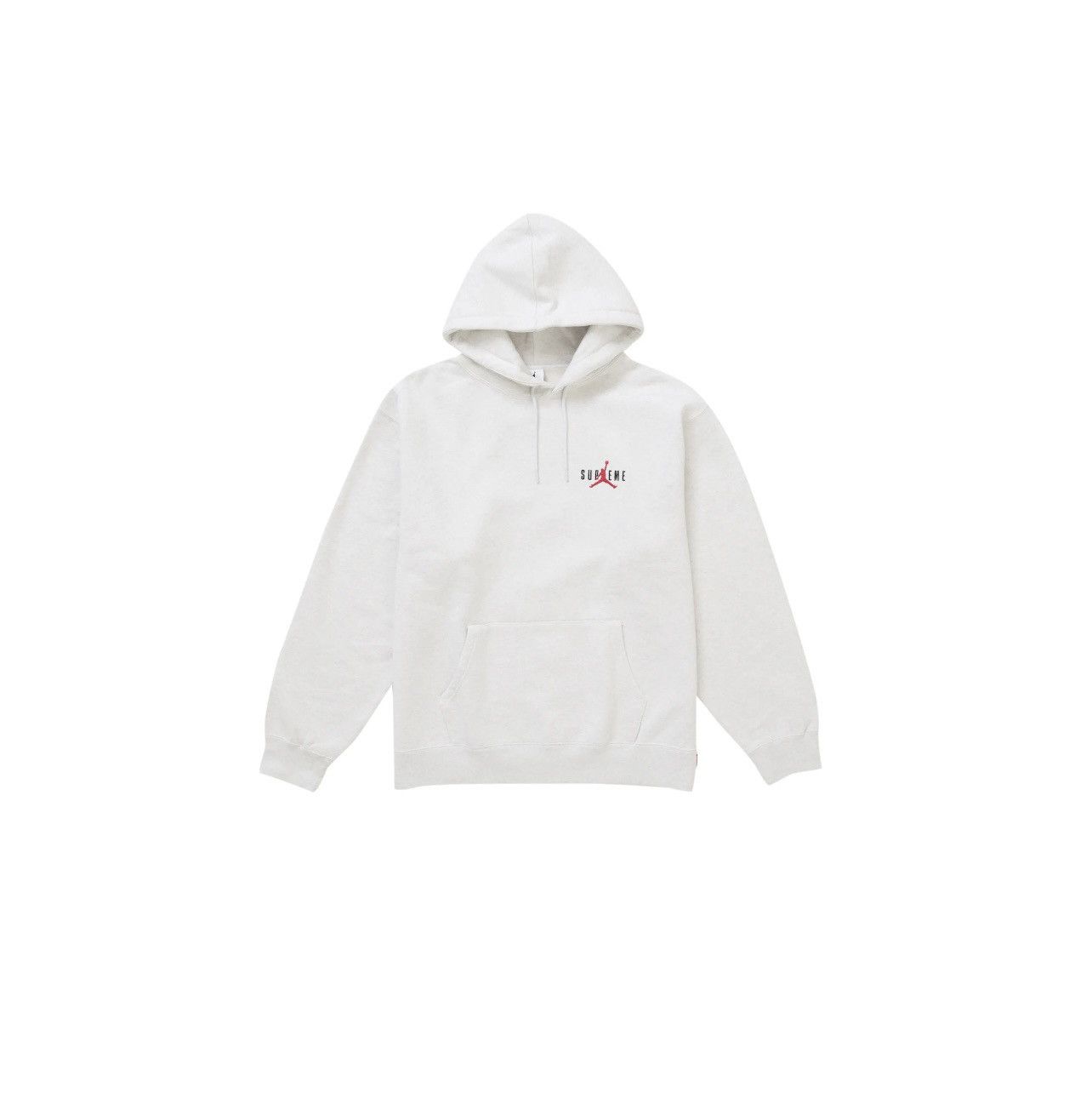 Supreme Jordan Hooded Sweatshirt Ash Grey Size: S
