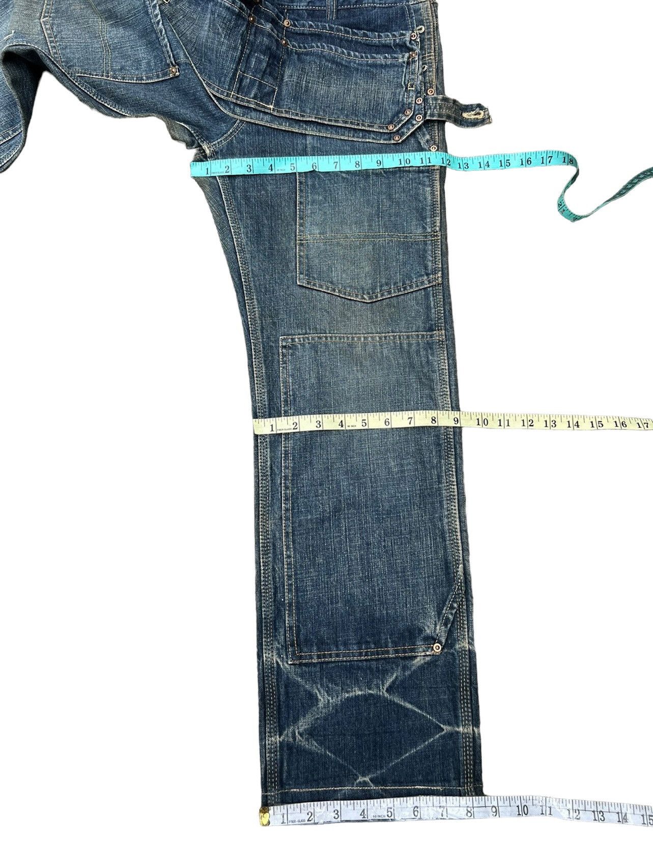 Vintage Vintage MEDICAL BRANCH Japan Heavy Denim Dirty Work Jeans Size US 30 / EU 46 - 4 Thumbnail