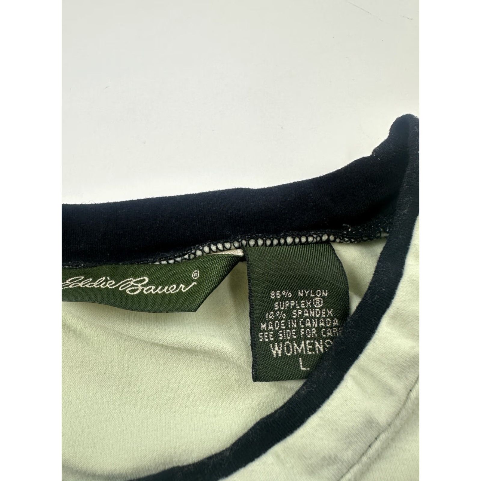 Eddie Bauer Eddie Bauer Shirt Womens Large Lime Green Crew Neck Pullover Casual Outdoors Size L / US 10 / IT 46 - 2 Thumbnail