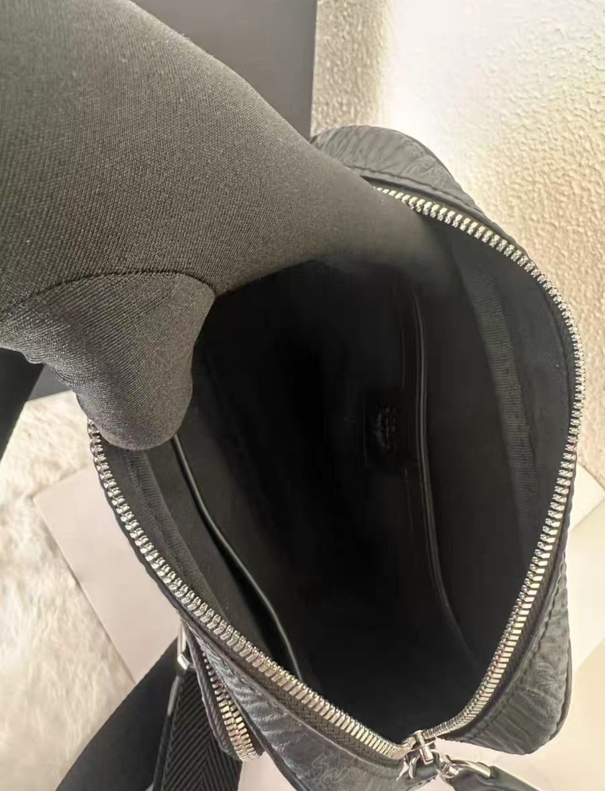 MCM MCM black monogram camera bag J38 Size ONE SIZE - 4 Thumbnail