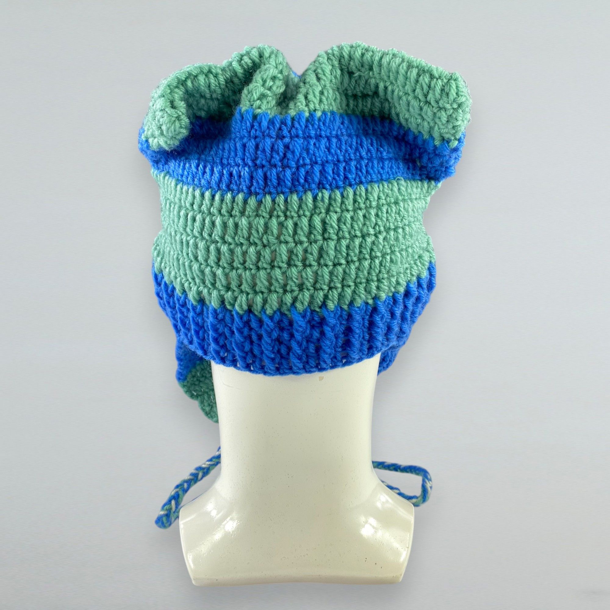 Japanese Brand Knit Ear Beanie Earflap Hat Snowcap Size ONE SIZE - 3 Thumbnail