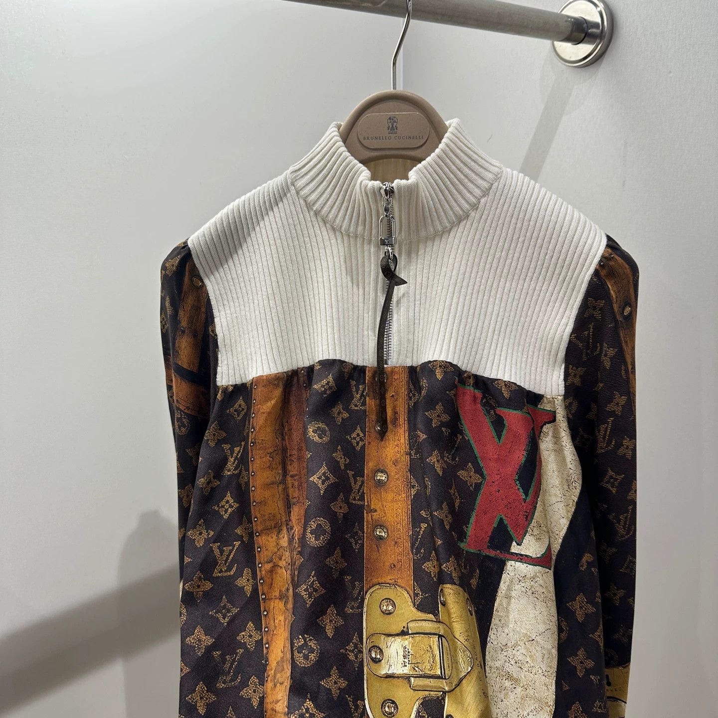 Louis Vuitton Louis Vuitton apr46 Monogram Wool-Silk Jacket XS Size XS / US 0-2 / IT 36-38 - 6 Thumbnail
