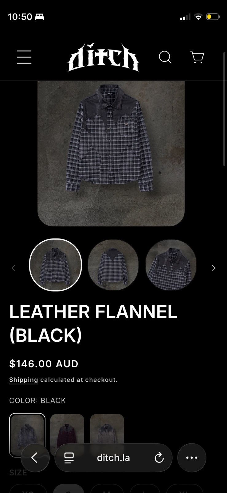 Japanese Brand Ditch LA Leather Sheepskin Flannel Size US S / EU 44-46 / 1 - 7 Thumbnail