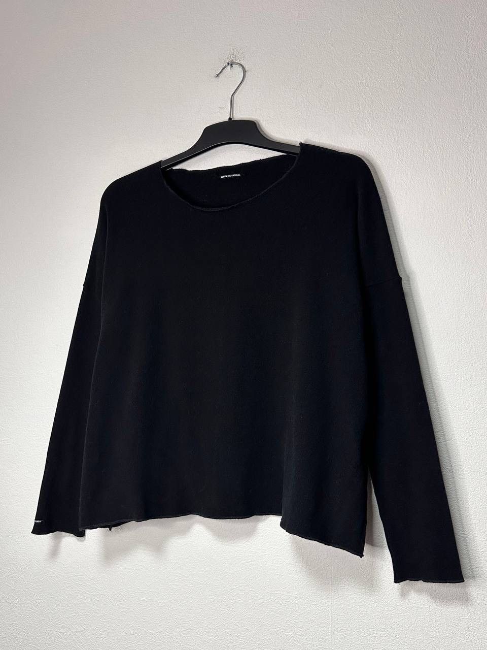 Album di Famiglia Album Di Famiglia Black Oversized Knit Sweater taly S Luxury Size S / US 4 / IT 40 - 4 Thumbnail