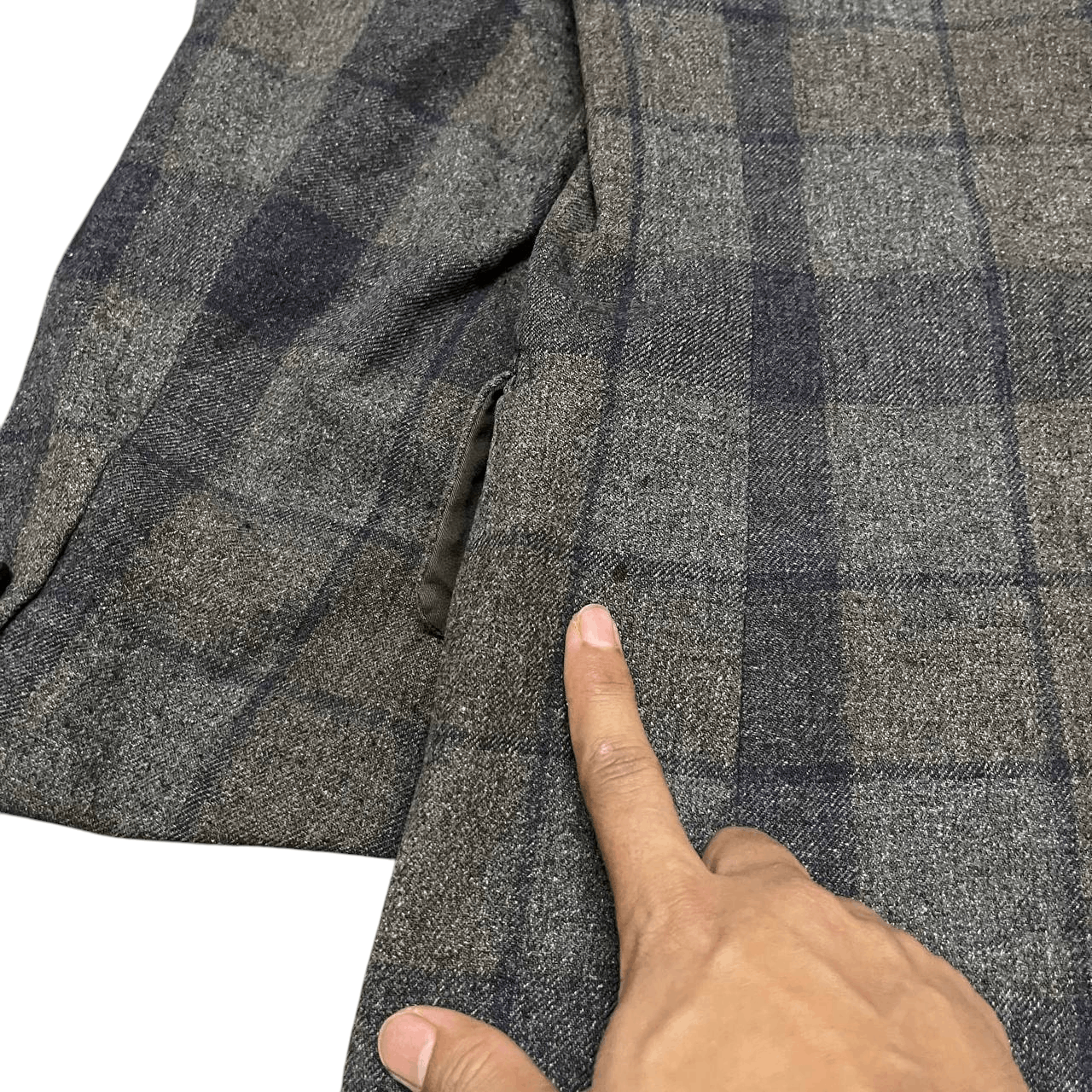 Japanese Brand 9CM Made In Japan Plaid Long Coat Size US M / EU 48-50 / 2 - 12 Thumbnail