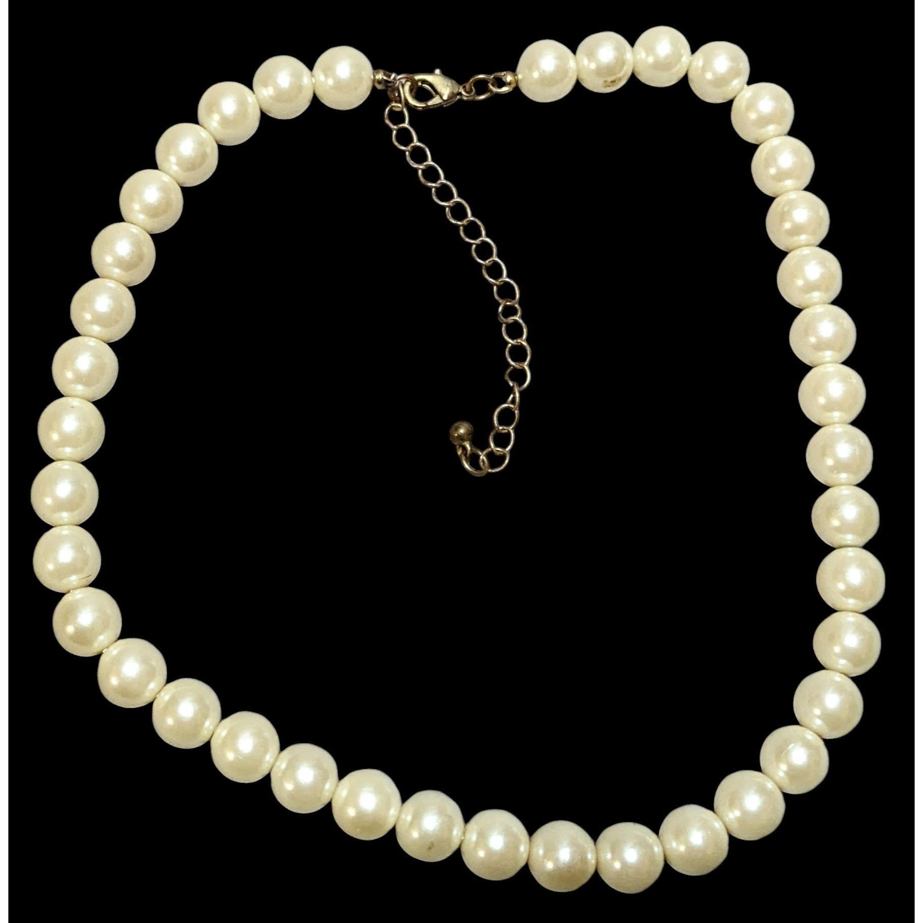 Other Elegant Cream Faux Pearl Bridal Necklace Size ONE SIZE - 1 Thumbnail
