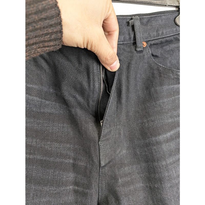 Saint Laurent Paris o1rshd1 D35 70's Flare Denim Jeans in Black Size US 33 - 7 Thumbnail
