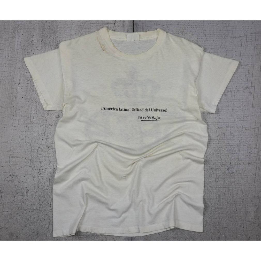 Vintage Vtg 500 Movimiento Negro Francisco Congo Activist T-Shirt Size US S / EU 44-46 / 1 - 7 Thumbnail
