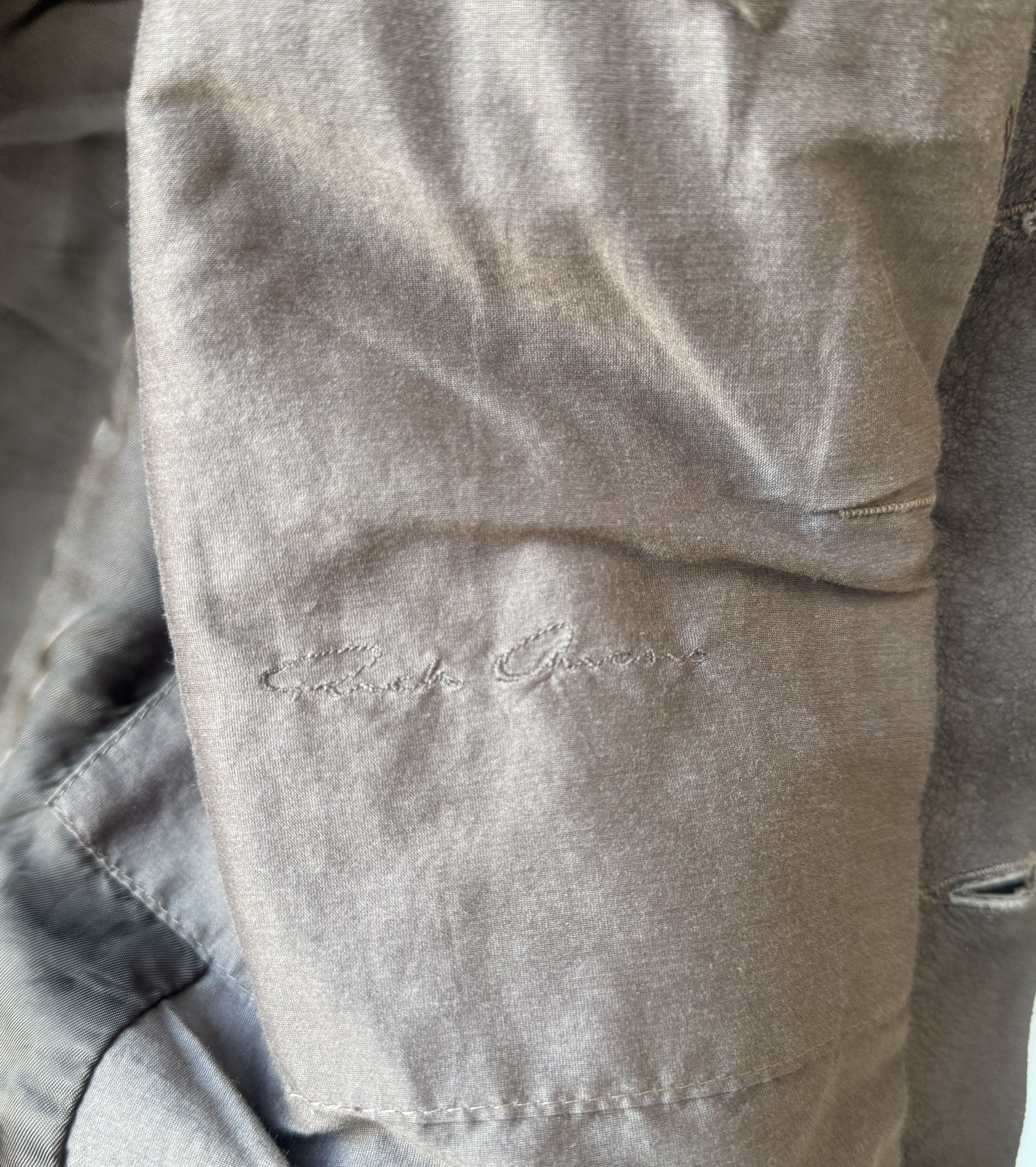Rick Owens Rick Owens Blistered Leather Olmar & Mirta Jacket Size US S / EU 44-46 / 1 - 5 Thumbnail