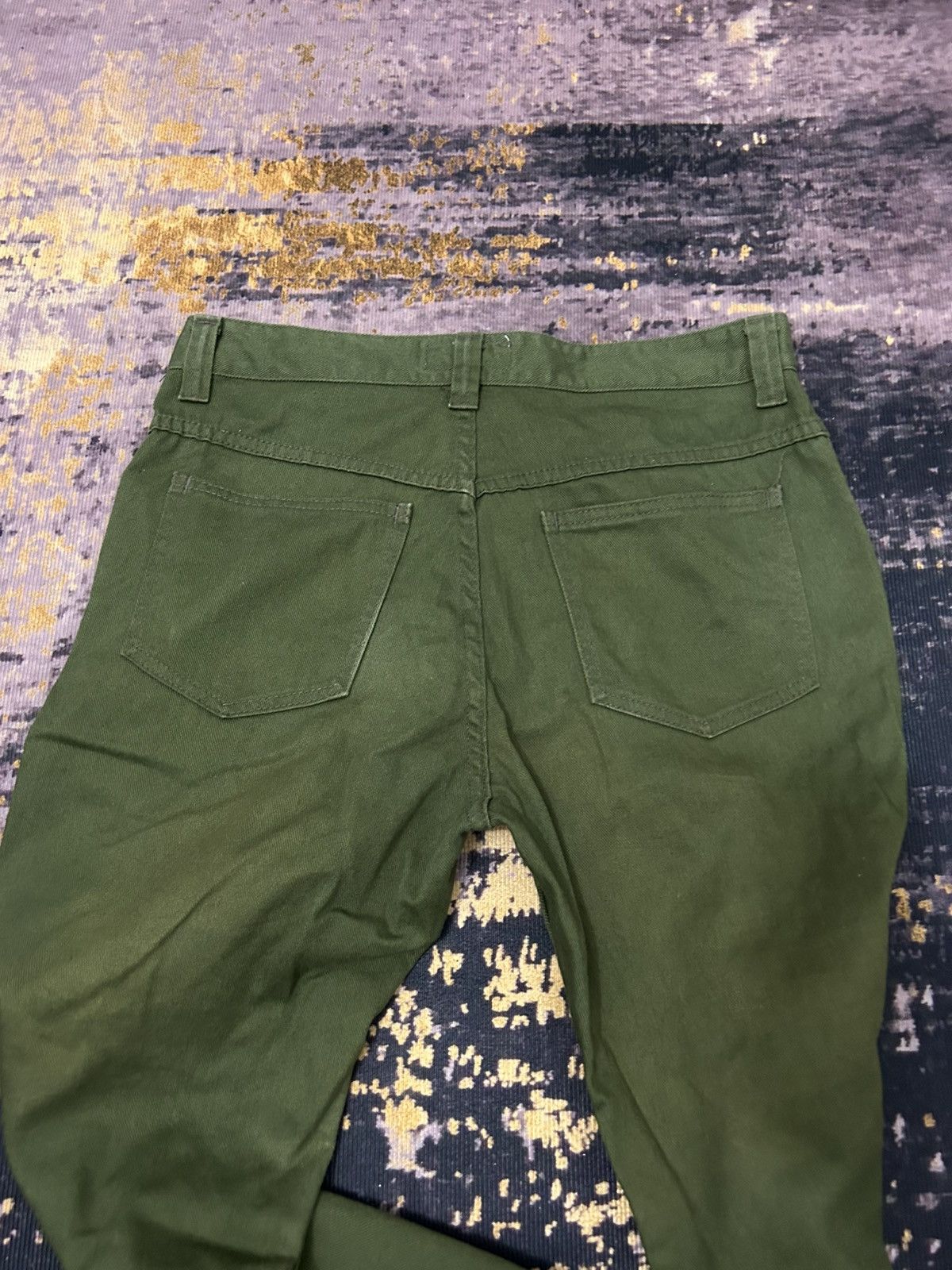 Filson Filson Army Green Sun Faded Pants Size US 33 - 4 Thumbnail