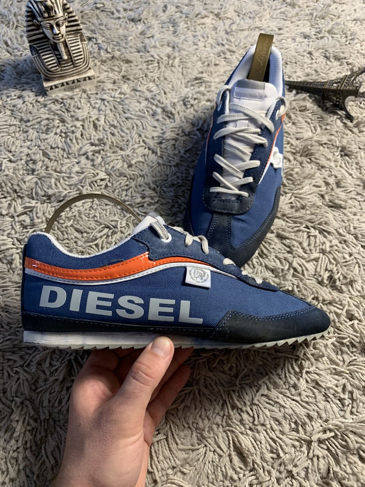 Diesel × Vintage Vintage 00s Y2K Diesel shoes sneakers Size US 6 / EU 39 - 4 Thumbnail