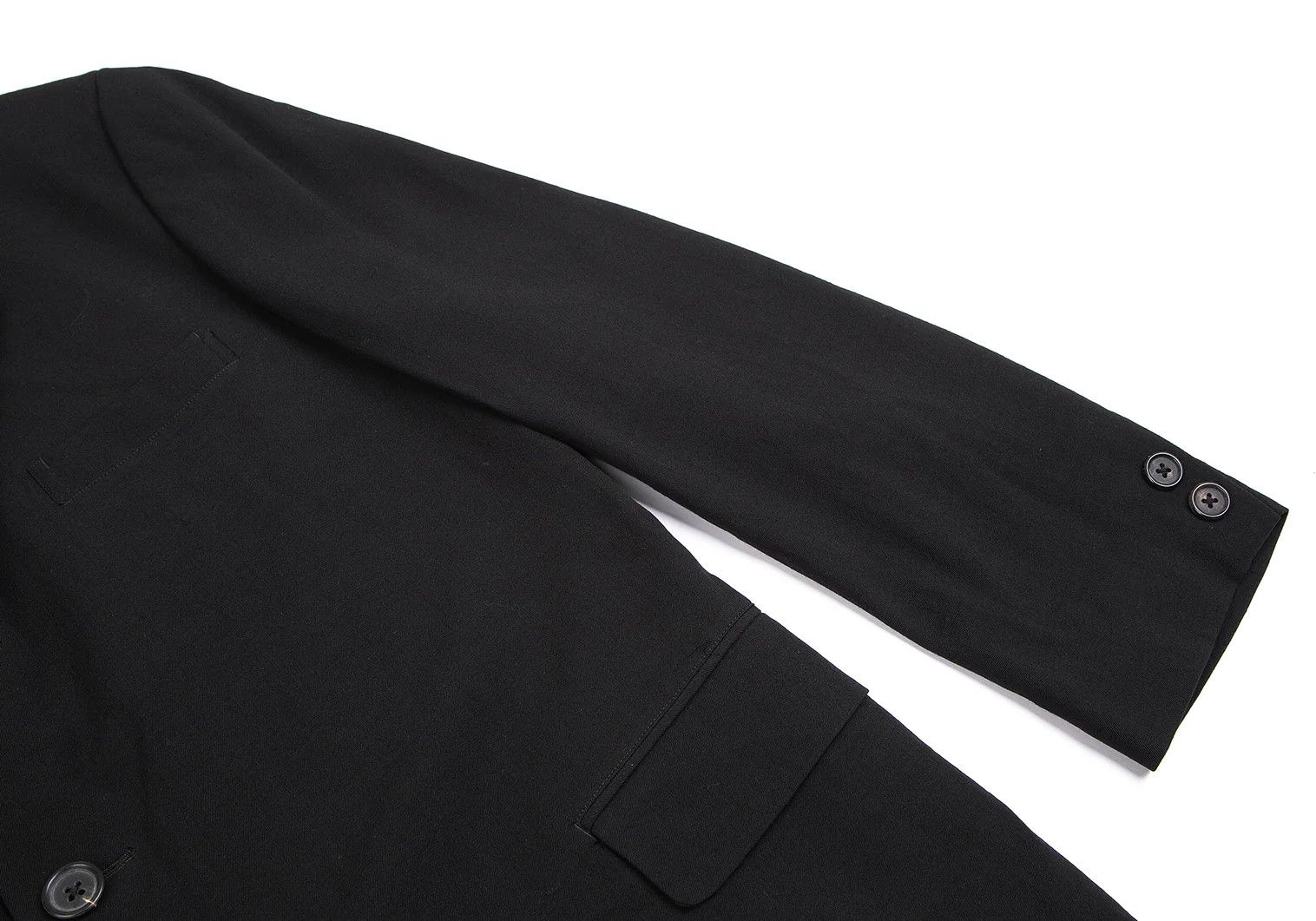 Yohji Yamamoto Yohji Yamamoto Japanese Fabric Wool Gabardine Jacket Size US S / EU 44-46 / 1 - 7 Thumbnail