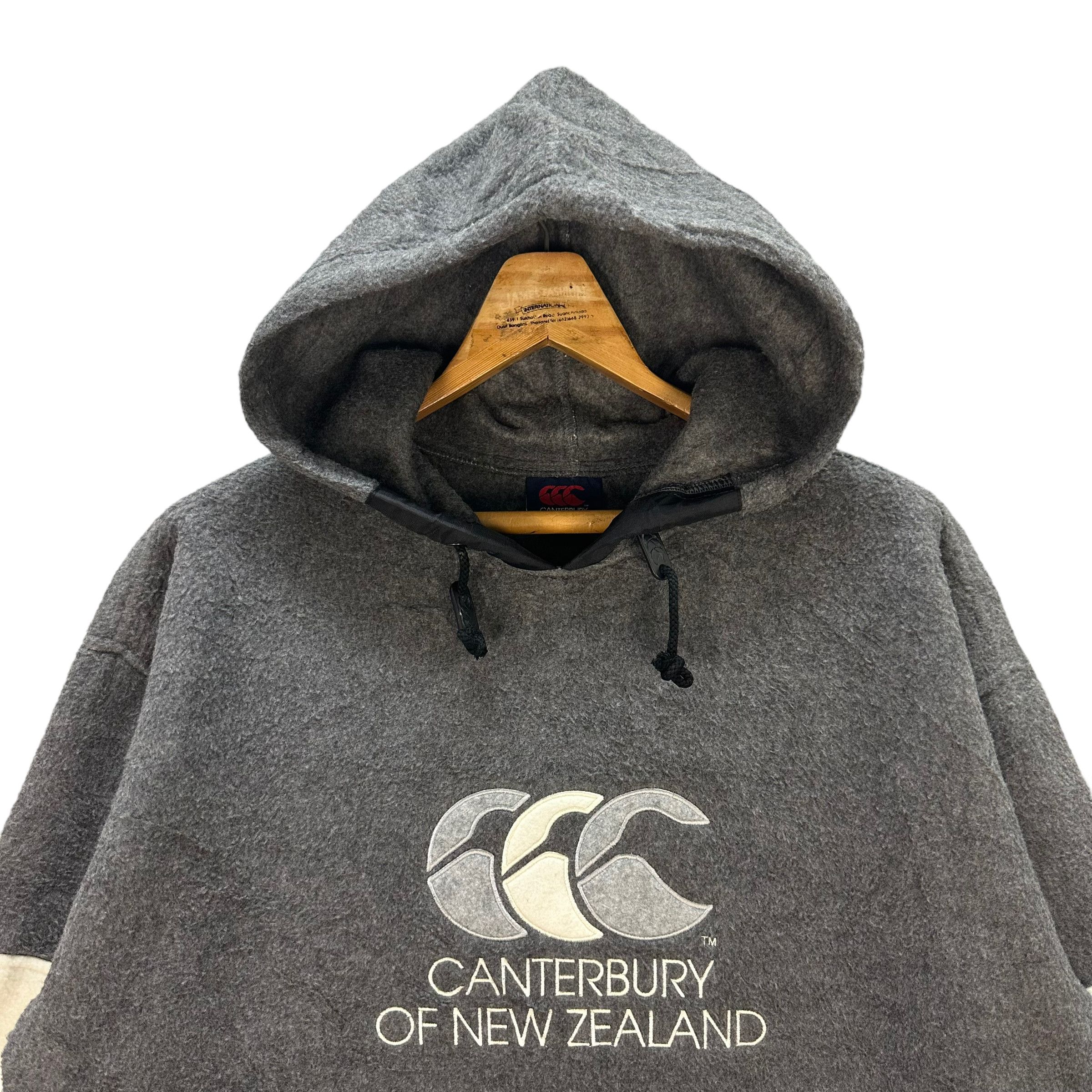 Canterbury of New Zealand CANTERBURY EMBROIDERY BIG LOGO FLEECE HOODIES #8567-015 Size US L / EU 52-54 / 3 - 2 Thumbnail