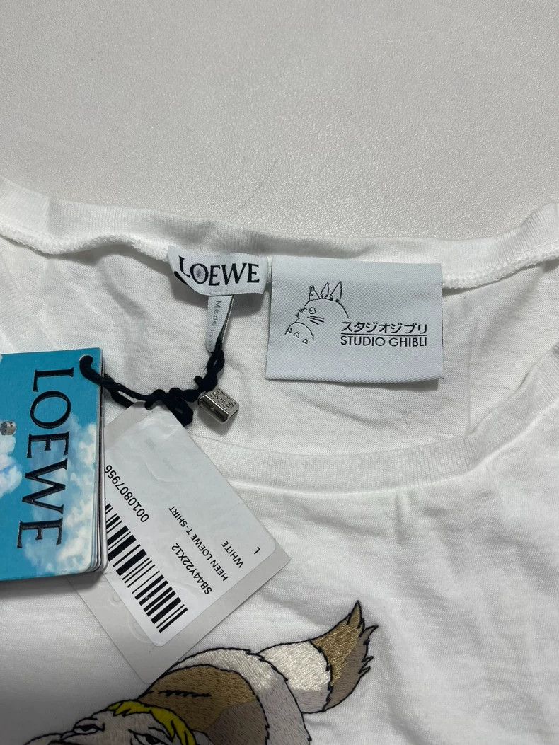 Loewe LOEWE Printed round neck short sleeve T-shirt Size L / US 10 / IT 46 - 2 Thumbnail