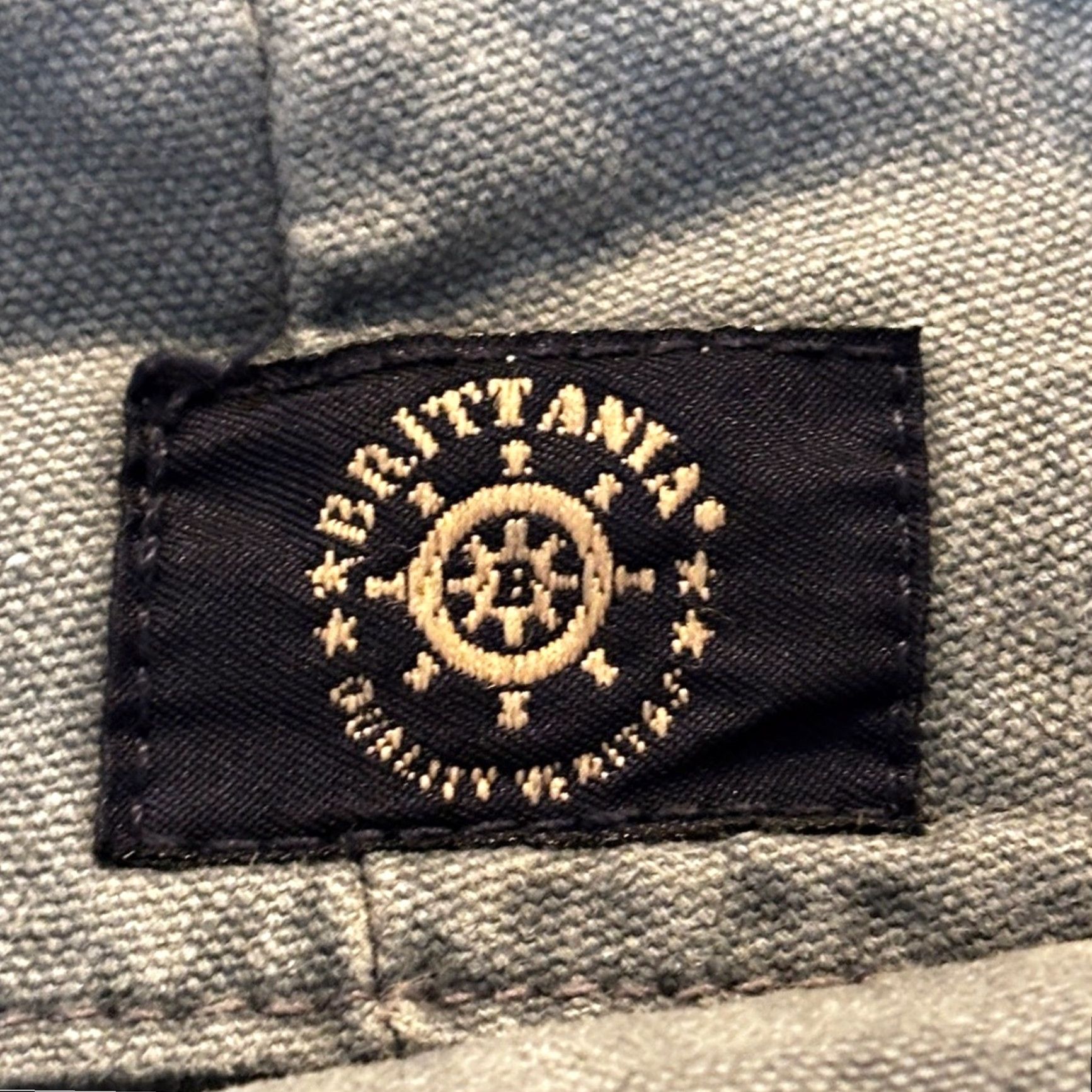 Vintage VTG Britannia Pleated Pants Chino Men 34x30 Gray Adult Regular 90s Made in Hong Kong Size US 34 / EU 50 - 3 Thumbnail