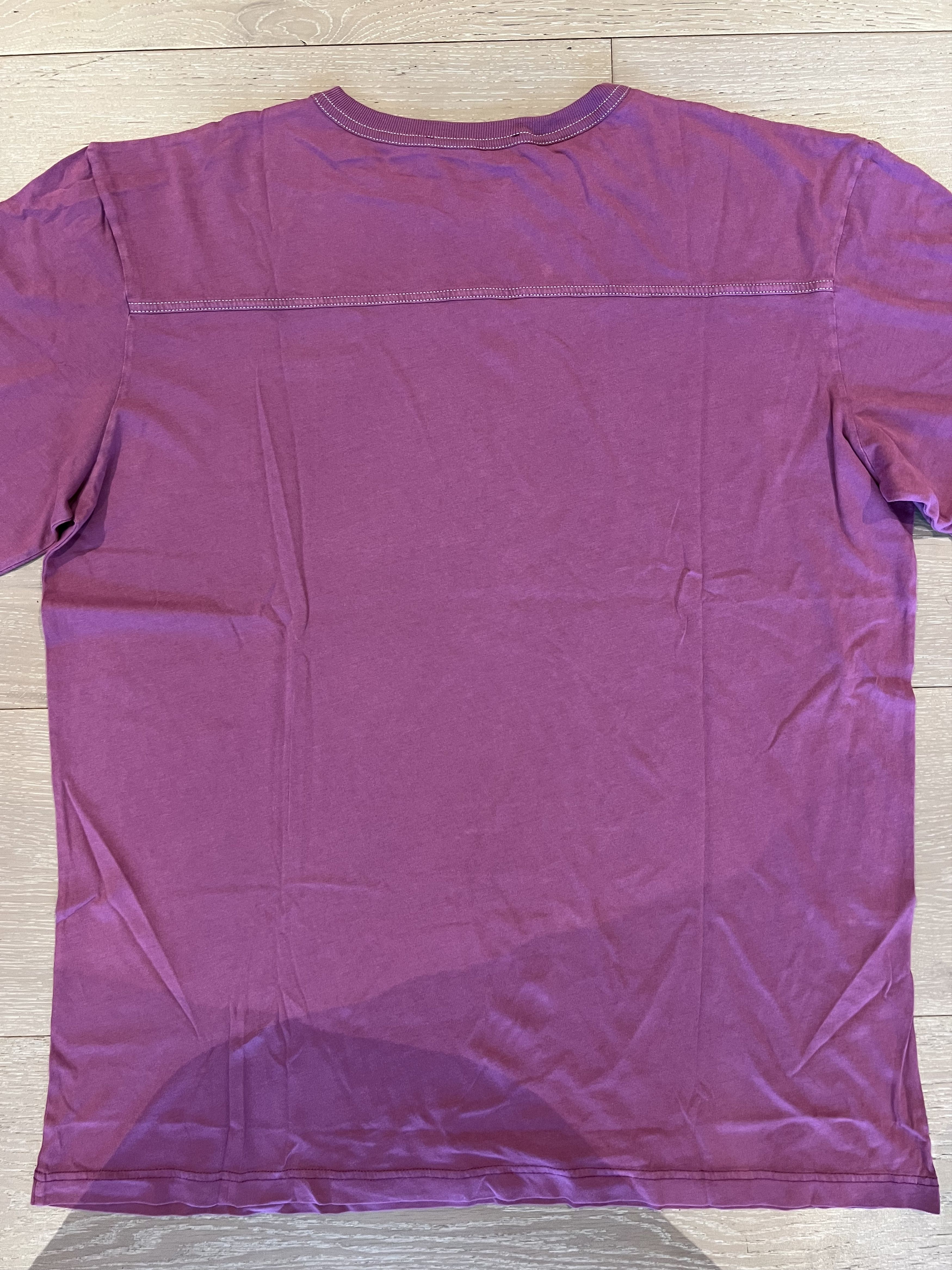 Acne Studios 💚 Acne Studios Embroidered Burgundy T-Shirt Large NEW Size US L / EU 52-54 / 3 - 5 Thumbnail