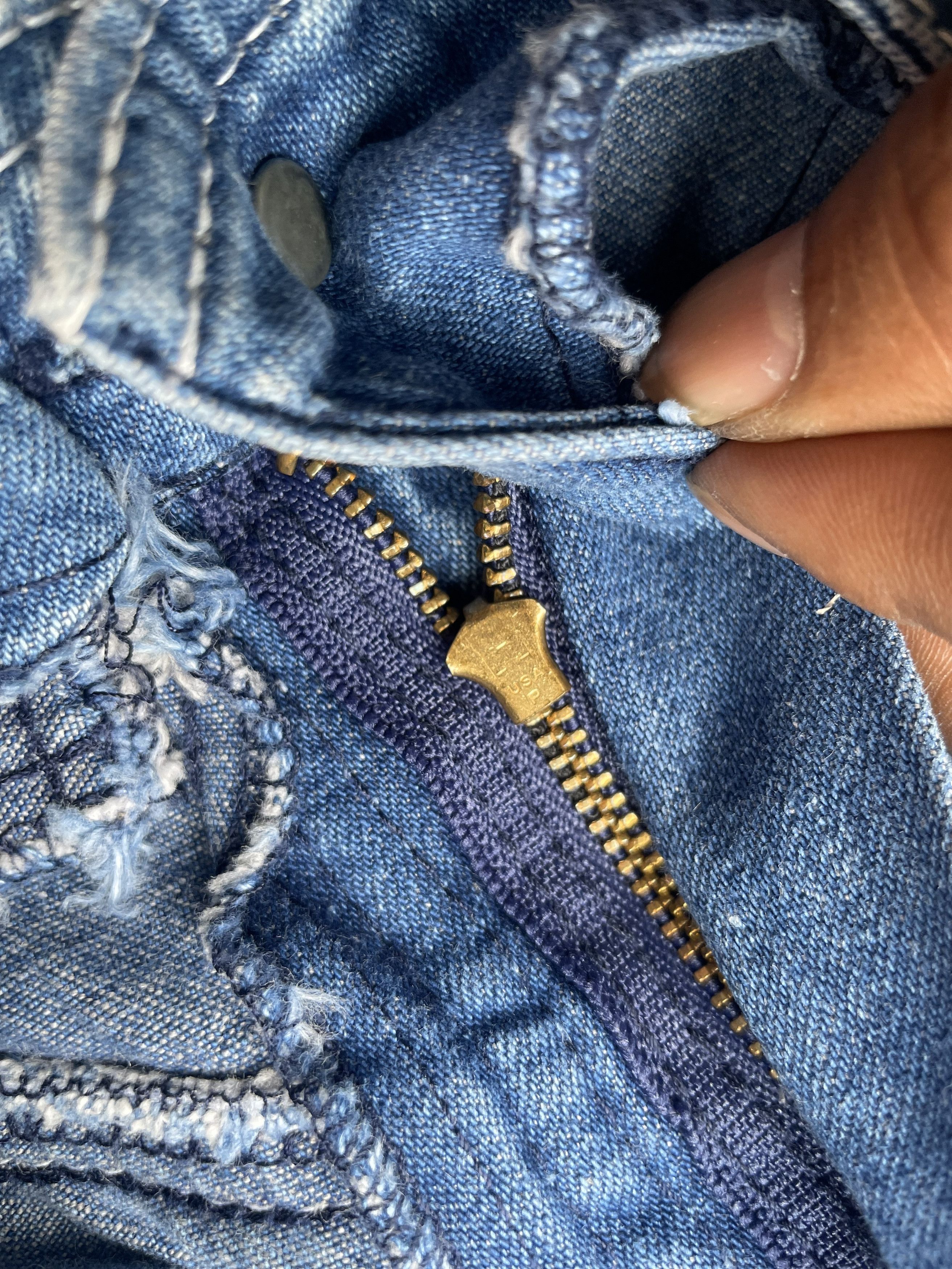 Vintage Vintage Rag City Blues Western Denim Size 26" / US 2 / IT 38 - 11 Thumbnail